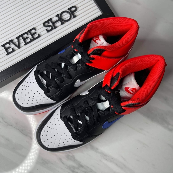 Nike Dunk High - Orange White Black Blue ๐งก๐ค๐ - Picture 2 of 4
